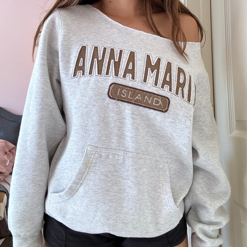 Anna Maria Island cut-neck sweatshirt